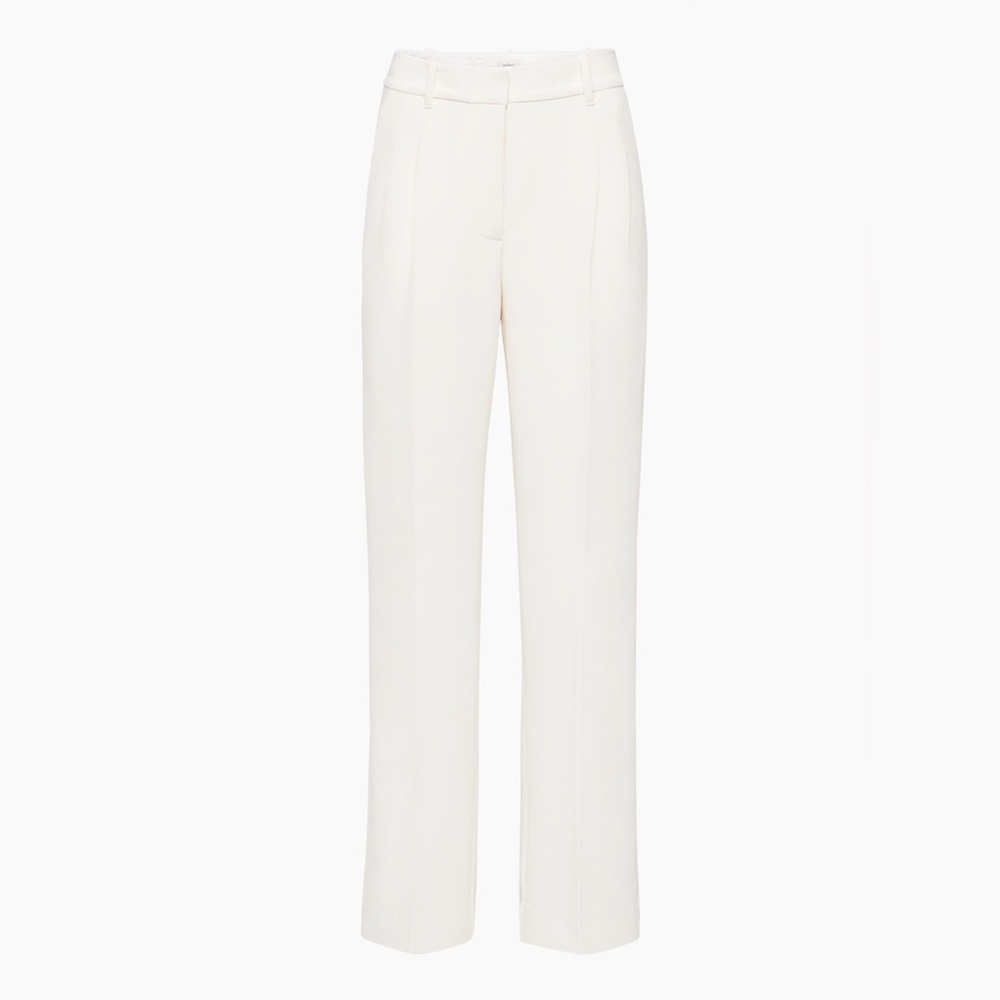 Aritzia Wilfred The Effortless Light Birch Pant sz 14